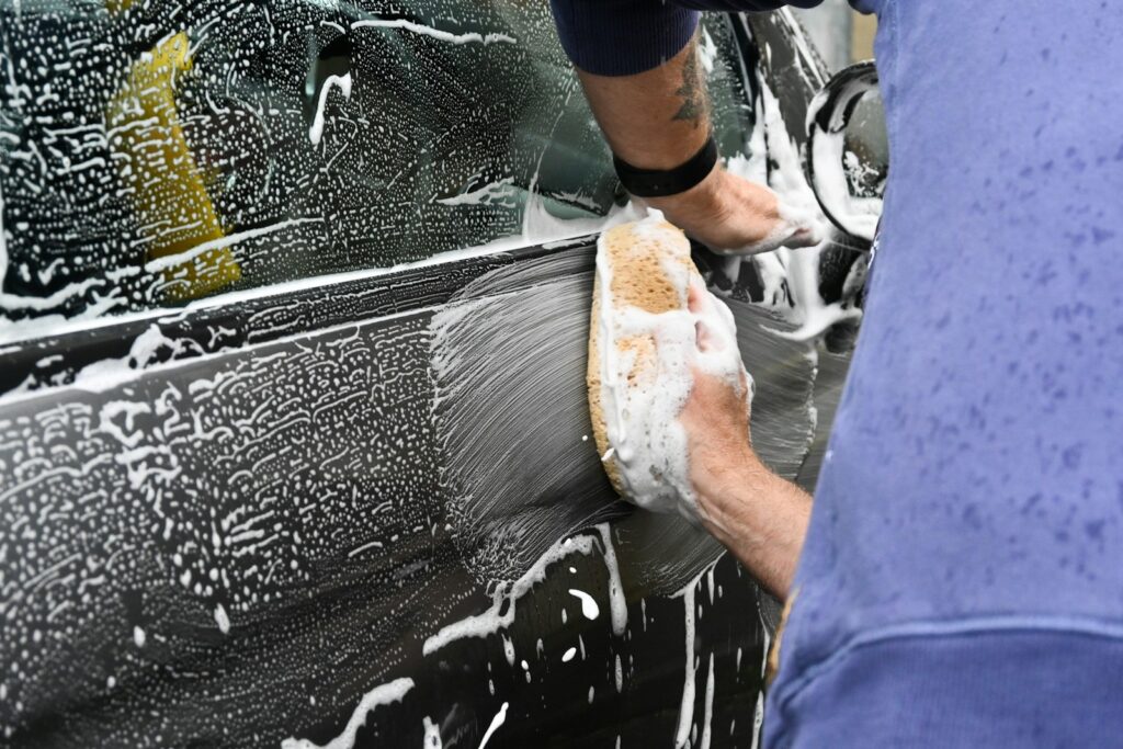how to wash a car