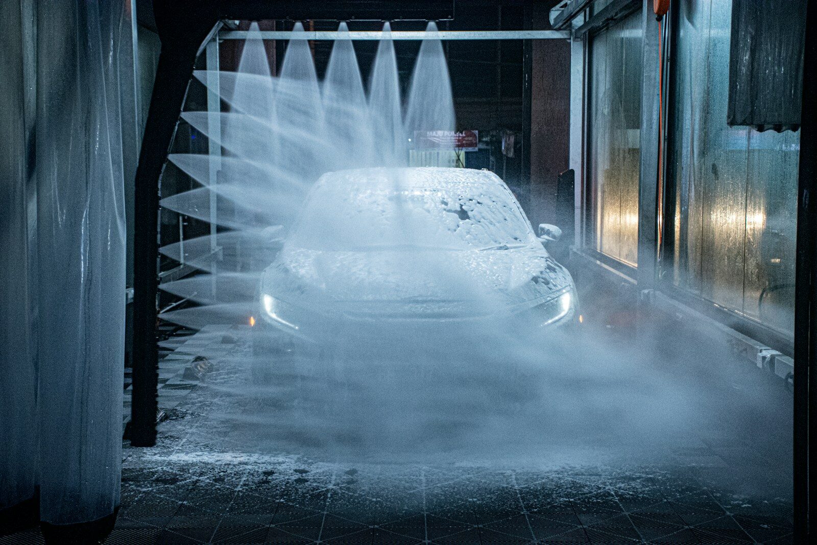how to go through a car wash