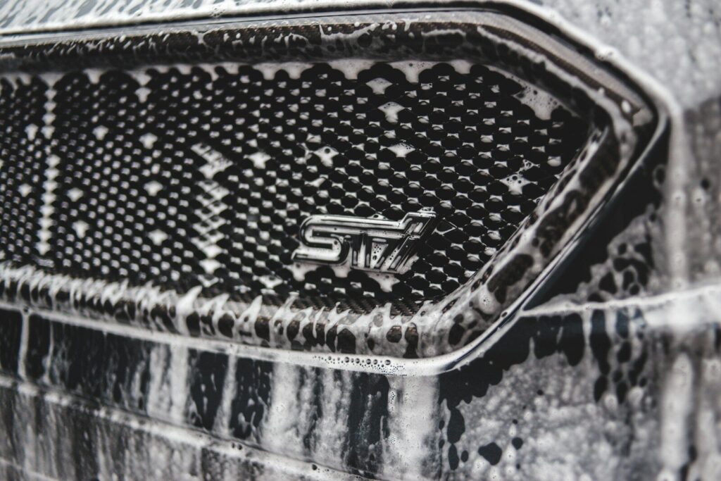 black and silver steel frame