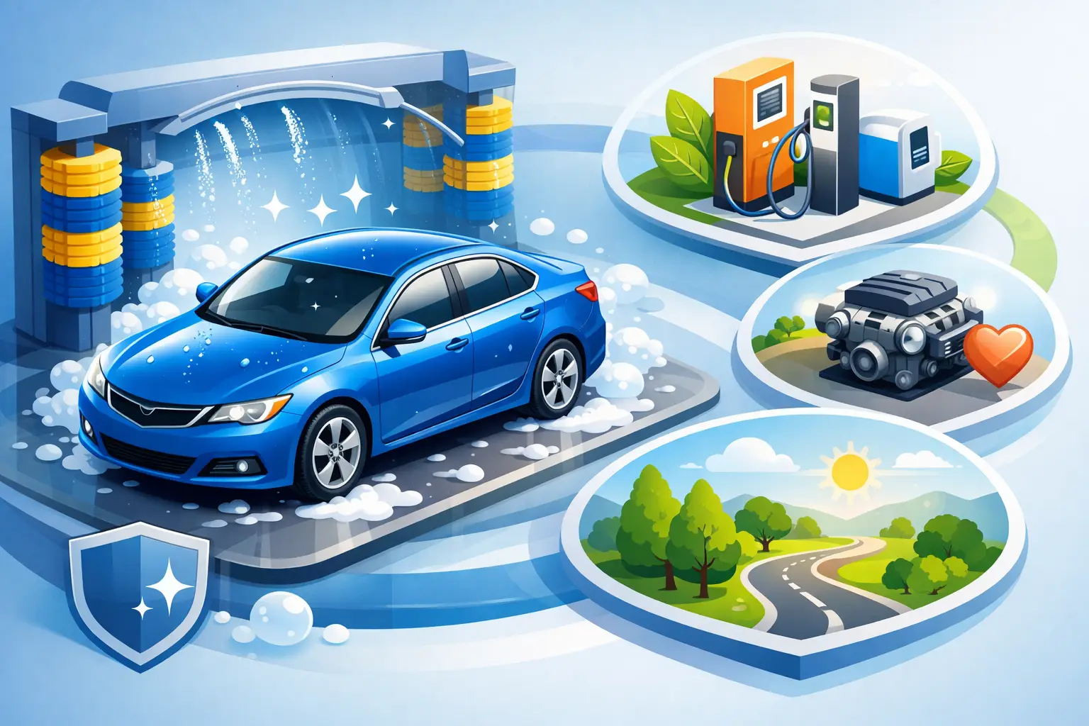 Car Wash Benefits That Go Beyond a Clean Shine