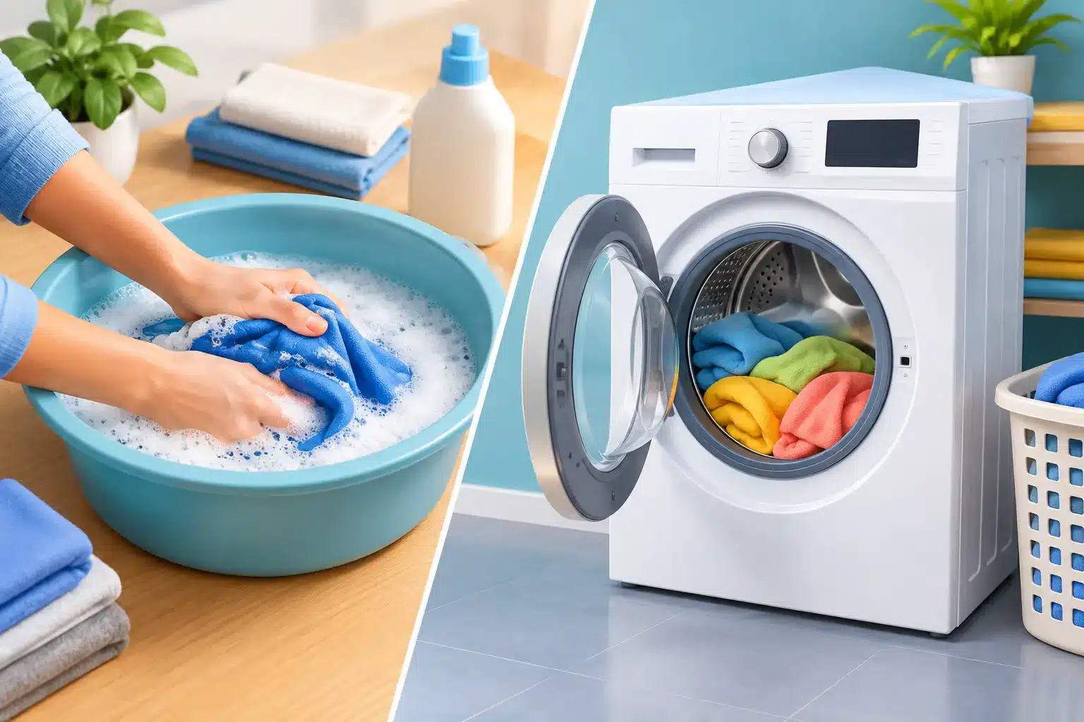 Hand Washing Versus Machine Washing Explained Hand Washing Versus Machine Washing Explained
