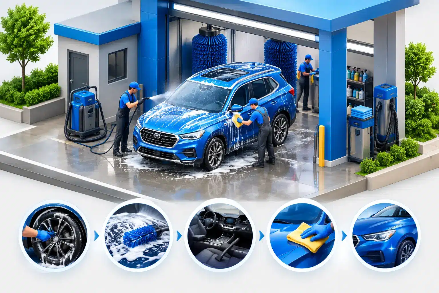 What a Full Service Wash Experience Includes What a Full Service Wash Experience Includes