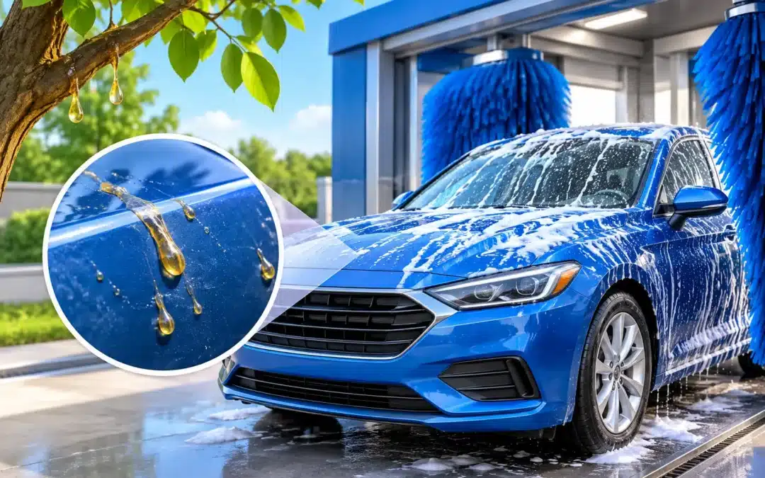 Can a Carwash Remove Tree Sap From Your Car?