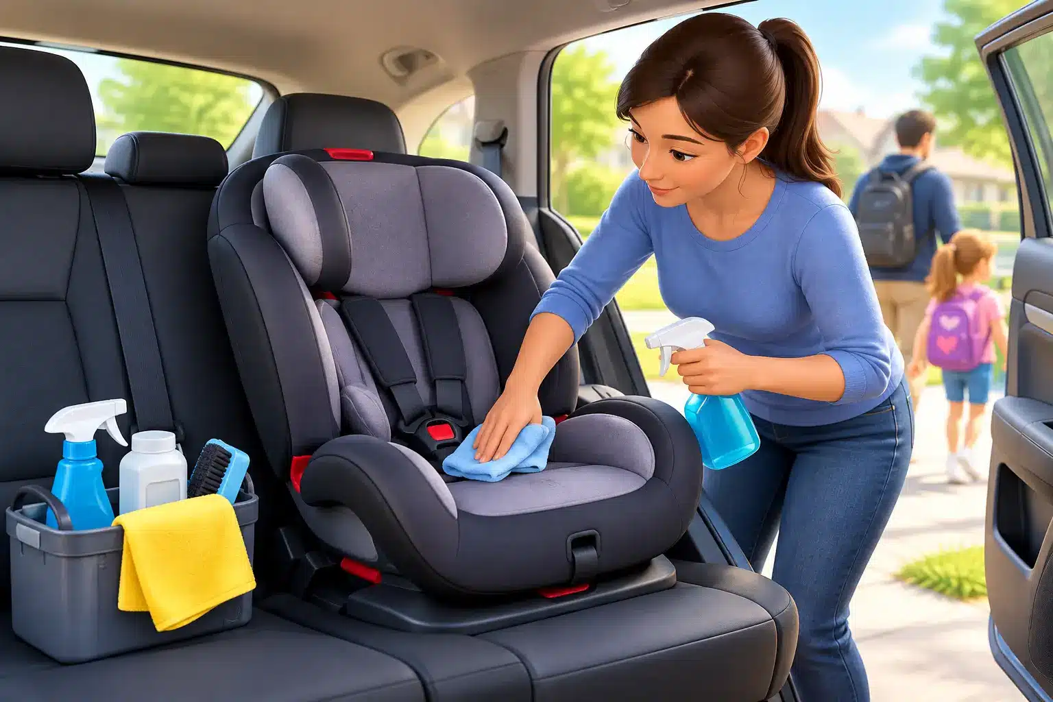 Child Seat Cleaning for Busy Family Cars