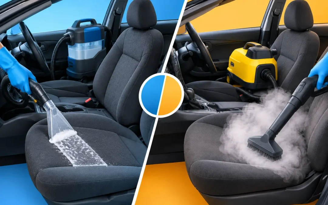 Interior Shampoo Versus Steam Cleaning Compared