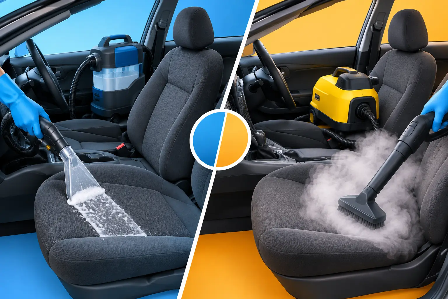 Interior Shampoo Versus Steam Cleaning Compared Interior Shampoo Versus Steam Cleaning Compared