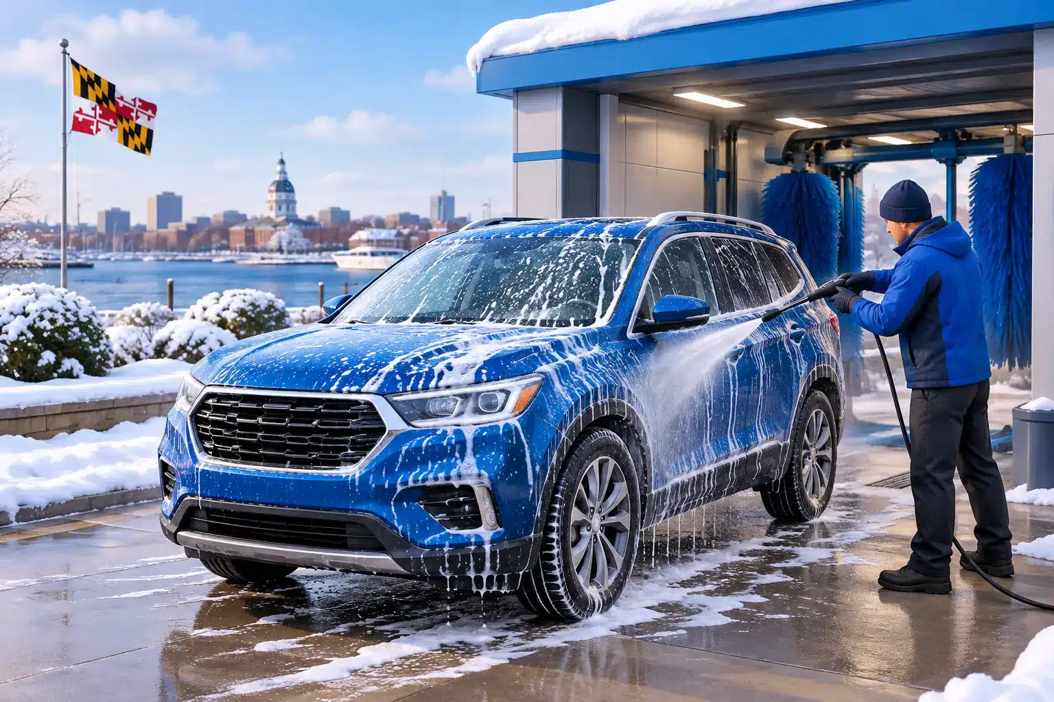 Winter Vehicle Wash Guide for Maryland Drivers